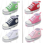 New Canvas Newborn Boys Shoes - Babies Hunt