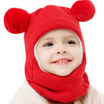 Kids Winter Warm Caps Scarf Set - Babies Hunt