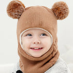 Kids Winter Warm Caps Scarf Set - Babies Hunt