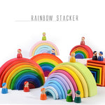 Baby Toys Large Rainbow Blocks - Babies Hunt
