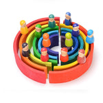 Baby Toys Large Rainbow Blocks - Babies Hunt