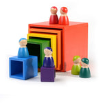 Baby Toys Large Rainbow Blocks - Babies Hunt