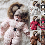 Infant Baby Fur Hooded Snowsuit - Babies Hunt