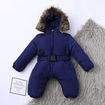 Infant Baby Fur Hooded Snowsuit - Babies Hunt
