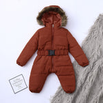 Infant Baby Fur Hooded Snowsuit - Babies Hunt