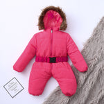 Infant Baby Fur Hooded Snowsuit - Babies Hunt