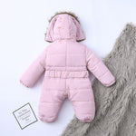 Infant Baby Fur Hooded Snowsuit - Babies Hunt