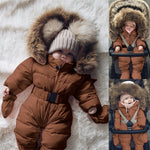 Infant Baby Fur Hooded Snowsuit - Babies Hunt