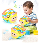 Soft Rubber Baby Cartoon Rattle - Babies Hunt