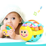Soft Rubber Baby Cartoon Rattle - Babies Hunt