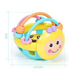 Soft Rubber Baby Cartoon Rattle - Babies Hunt