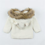 Baby Winter Fur Hooded Sweaters - Babies Hunt