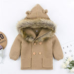 Baby Winter Fur Hooded Sweaters - Babies Hunt