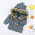 Baby Winter Fur Hooded Sweaters - Babies Hunt