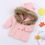 Baby Winter Fur Hooded Sweaters - Babies Hunt