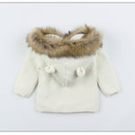 Baby Winter Fur Hooded Sweaters - Babies Hunt