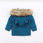 Baby Winter Fur Hooded Sweaters - Babies Hunt