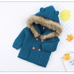 Baby Winter Fur Hooded Sweaters - Babies Hunt