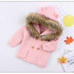 Baby Winter Fur Hooded Sweaters - Babies Hunt