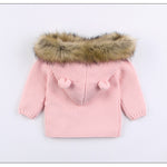 Baby Winter Fur Hooded Sweaters - Babies Hunt