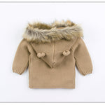 Baby Winter Fur Hooded Sweaters - Babies Hunt