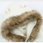 Baby Winter Fur Hooded Sweaters - Babies Hunt