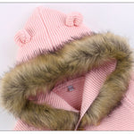 Baby Winter Fur Hooded Sweaters - Babies Hunt