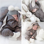 Winter Newborn Baby Rabbit Costume - Babies Hunt