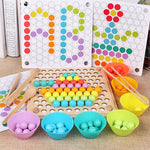 Baby Color Bead Wooden Educational Toy - Babies Hunt