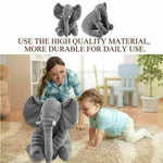 ADORABLE ELEPHANT PLUSH TOY PILLOW - Babies Hunt