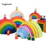 Baby Toys Large Rainbow Blocks - Babies Hunt