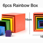 Baby Toys Large Rainbow Blocks - Babies Hunt