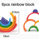 Baby Toys Large Rainbow Blocks - Babies Hunt