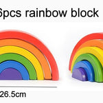 Baby Toys Large Rainbow Blocks - Babies Hunt