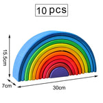 Baby Toys Large Rainbow Blocks - Babies Hunt