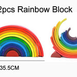 Baby Toys Large Rainbow Blocks - Babies Hunt