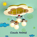 Pendant Cloud Cartoon Lamp - Babies Hunt