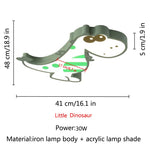 Cartoon dinosaur & Ship Wheel Lamp - Babies Hunt