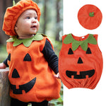 Baby Pumpkin Romper Costumes - Babies Hunt