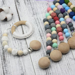 PACIFIER CLIP HOLDER WITH PENDANT - Babies Hunt