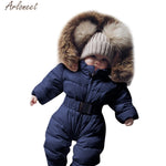 Infant Baby Fur Hooded Snowsuit - Babies Hunt