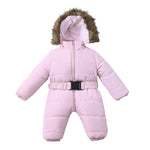 Infant Baby Fur Hooded Snowsuit - Babies Hunt