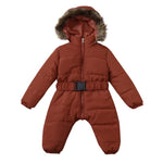 Infant Baby Fur Hooded Snowsuit - Babies Hunt